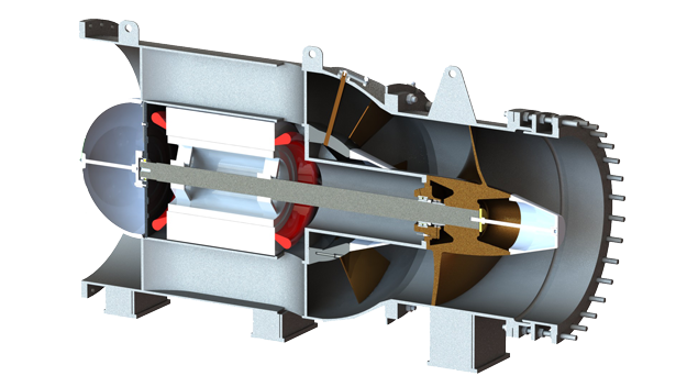 Fish friendly turbine